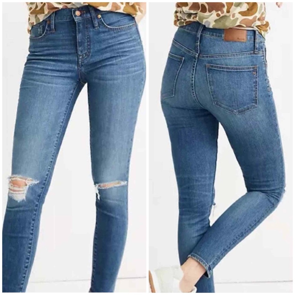 🔴Madewell Women's Skinny Jeans in Medium Blue